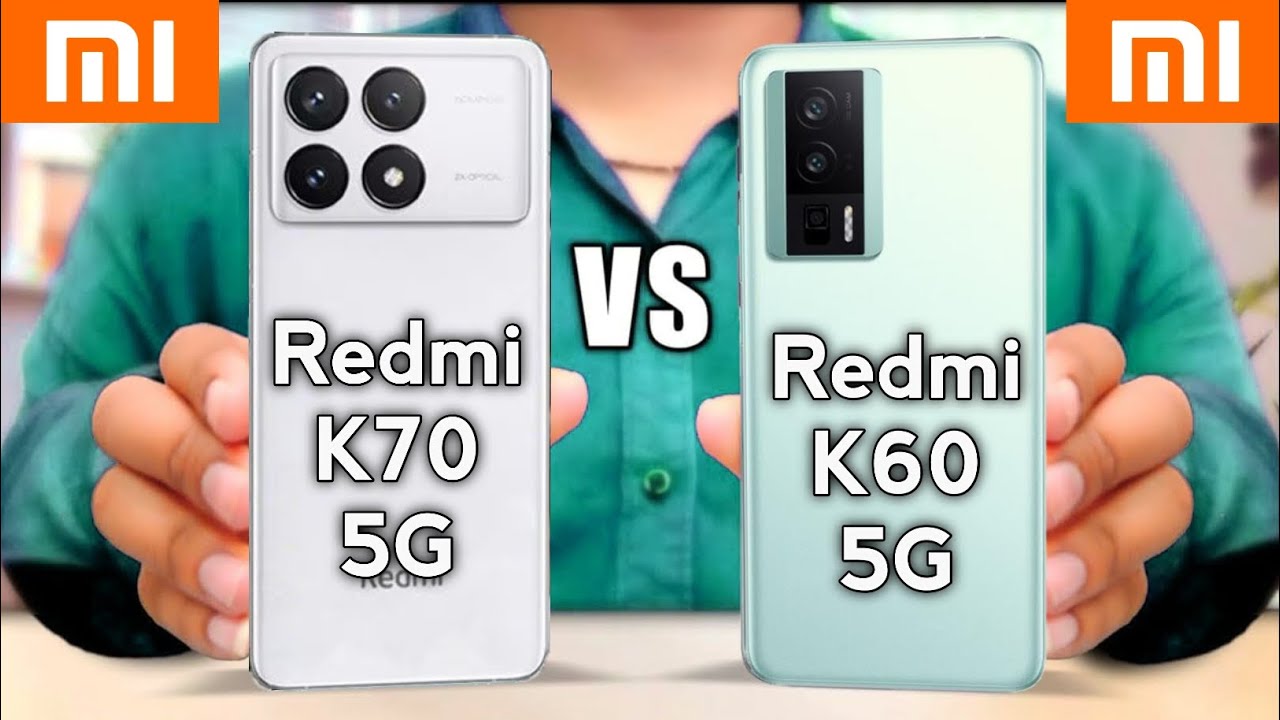 التشابهات والاختلافات ما بين Redmi K60 وبين Redmi K70