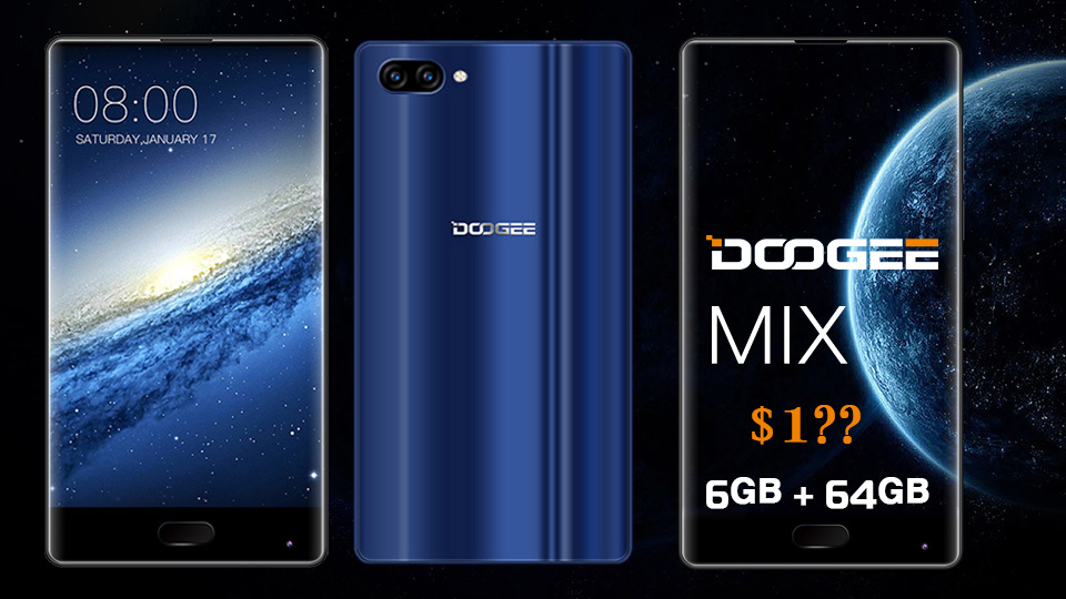 تستعد دوجي لأطلاق أحدث هواتفها الذكيه Doogee Mix والقادم بتصميم مذهل ومواصفات فائقه مع بطارية قوية بسعر منخفض جدا